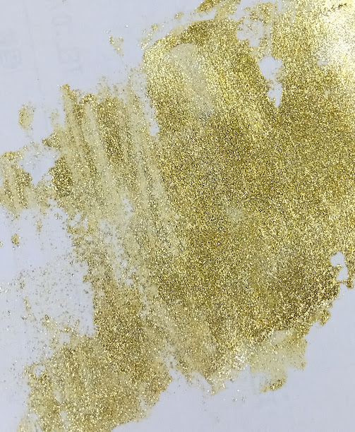 ブロンズバインダー（金粉用バインダー）に銀粉を入れて置いておくと、変色したりガスが出てモコモコする。